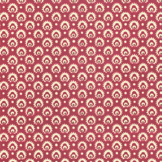 Red and Brown Stamped Print Italian Paper ~ Carta Varese Italy